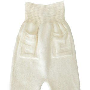 Young Versace Wool Cashmere Angora Girl's Pants